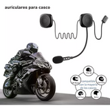 Audífonos Bluetooth Con Micrófono Para Casco