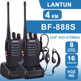 Radio walkie Talkie LANTUN ST B888S (2 Radios) Alcance 4 Km