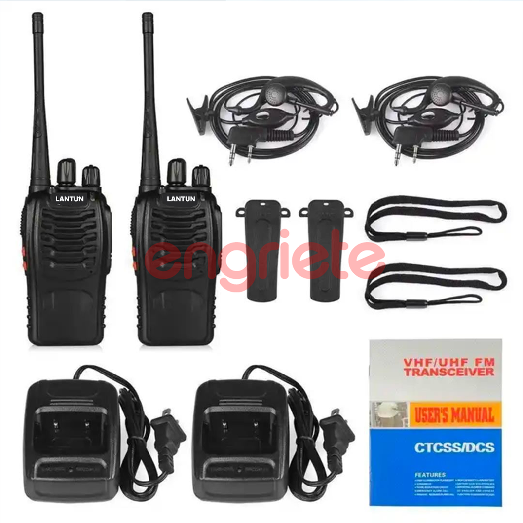 Radio walkie Talkie LANTUN ST B888S (2 Radios) Alcance 4 Km