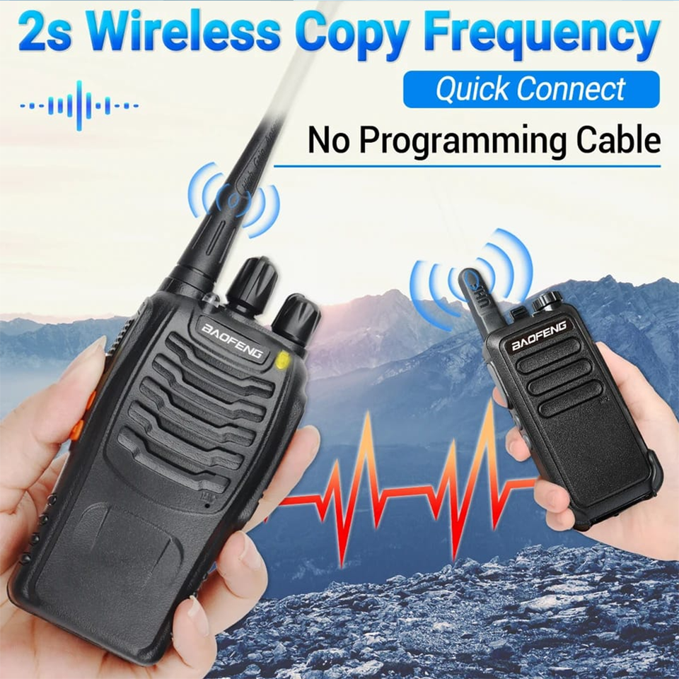 Radio walkie Talkie Seisa ST B888S (2 Radios) Alcance 4 Km