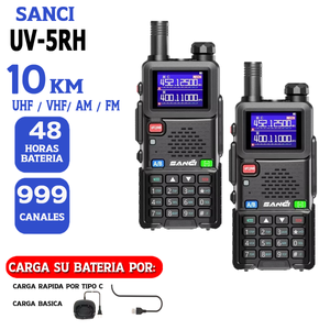 RADIO WALKIE TALKIE UV-5RH - ALCANCE 10KM