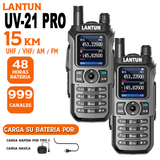 WALKIE TALKIE UV 21 PRO LANTUN DE LARGA ALCANCE
