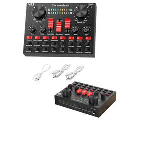 CONSOLA DE SONIDO V8 + MICROFONO CONDENSADOR🎙️