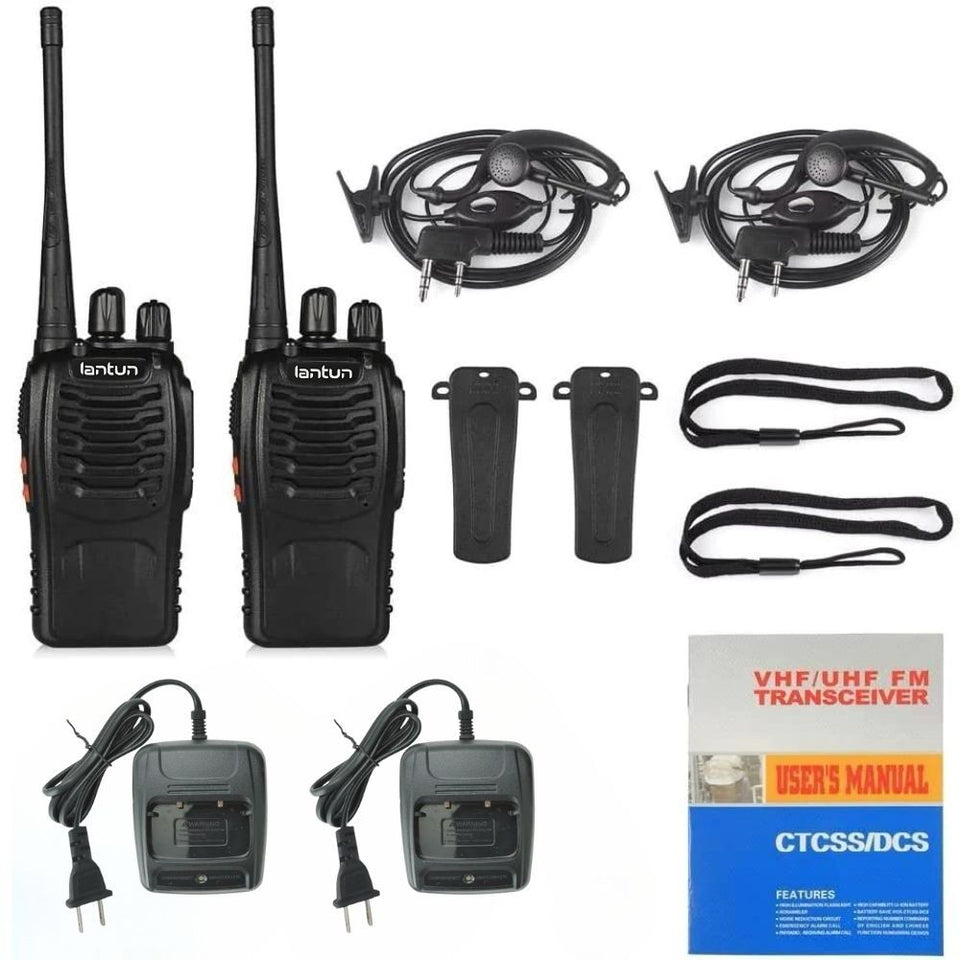 Radio walkie Talkie LANTUN ST B888S (2 Radios) Alcance 4 Km