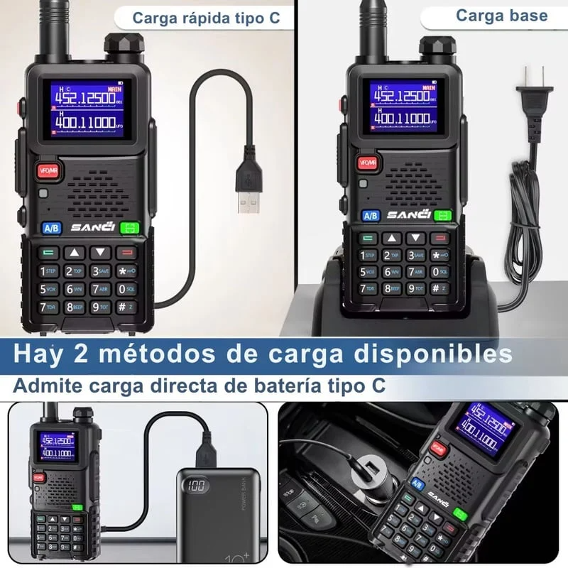 RADIO WALKIE TALKIE UV-5RH - ALCANCE 10KM