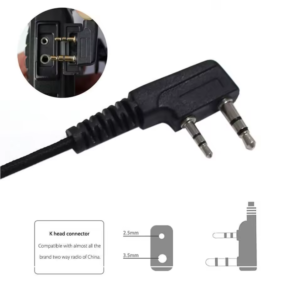 Audífonos para radio walkie talkie