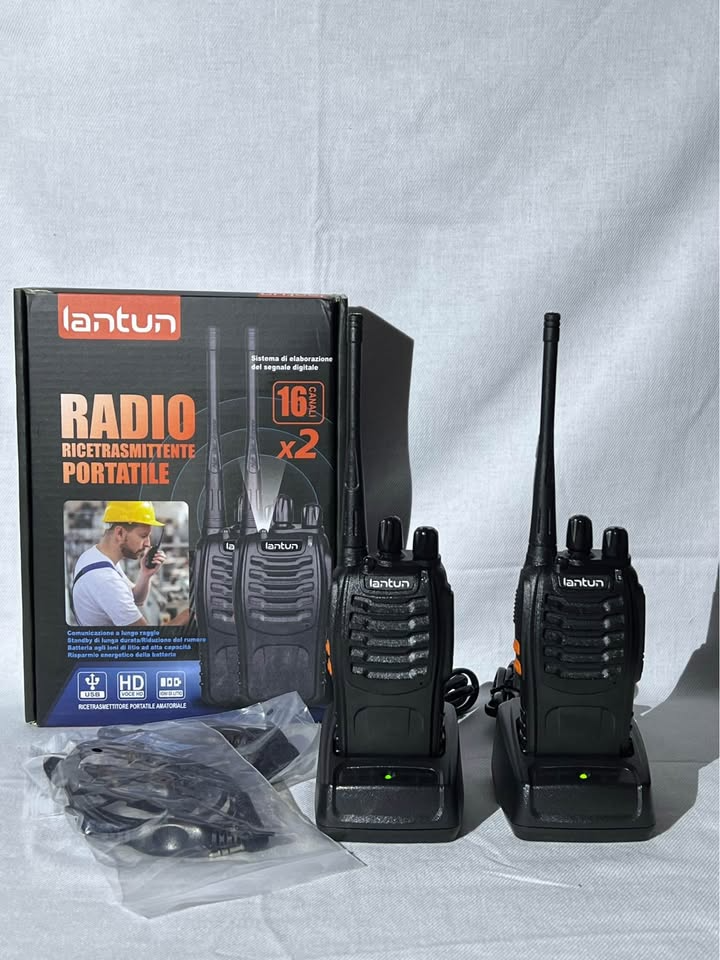 Radio walkie Talkie LANTUN ST B888S (2 Radios) Alcance 4 Km