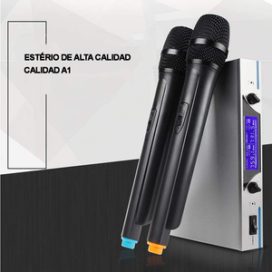 Micrófono Kit Inalámbrico Profesional XYV-3 - tecnología VHF